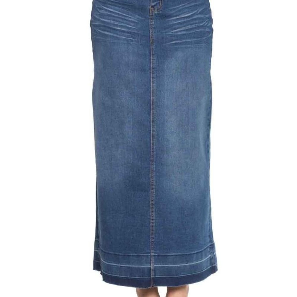 Denim Maxi Skirts